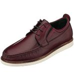 Costo Shoes KRT103 45-46-47-48-49-50 Bordo Deri 4 Mevsim Büyük Numara Üst Kalite Erkek Ayakkabısı