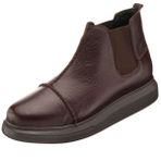 Costo Shoes MR2023 Kahve Büyük Numara Dana Derisi Erkek Bot