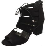 Costo Shoes ND1710 Siyah Süet Özel Seri Rahat ve Şık Kullanıma Uygun Büyük Numara Kadın Ayakkabı