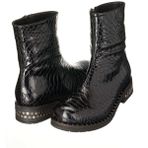 Costo Shoes NR1332 Siyah Croco Kadın Bot