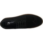 Costo Shoes NRM1242 Siyah Süet Büyük Numara Dana Derisi Rahat Geniş Kalıp Erkek Ayakkabı