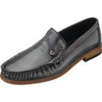Costo Shoes NV02 Gri Açma Deri Microlight Hafif Taban Rahat Geniş Kalıp Premıum Serisi Erkek Ayakkabısı