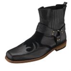 Costo Shoes NVN71 Siyah Deri Termo Light Hafif Dayanıklı Taban Premium Serisi Üst Kalite Kovboy Erkek Bot