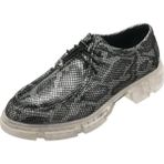 Costo Shoes PAŞA103-1 Yılan Baskı Desenli Dana Derisi Rahat Geniş Kalıp Ayağınızı Küçük Gösteren Saraçlı Büyük Numara Kadın Ayakkabısı. Rahat Esnek Şeffaf Taban - Yılan Baskı - Yeşil