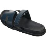 Costo Shoes PAŞA108 Lacivert Dana Derisi Erkek Sandalet Terlik Dana Derisi Rahat Kalıp Şık Tasarım