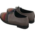 Costo Shoes R8086 Gri & Garnili İçi Dana Derisi Rahat Geniş Kalıp Büyük Numara Kadın Ayakkabısı - Çok Renkli