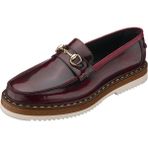 Costo Shoes SNM1910 Bordo Açma Deri Eva Rahat Hafif Taban Giydirimi Rahat Geniş Kalıp Özel Seri El İşçiliği Erkek Ayakkabı