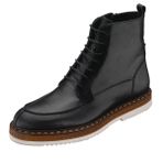 Costo Shoes TR1923 Siyah Deri Erkek Hafif Şık Eva Taban Rahat Geniş Kalıp Premium Serisi Ayakkabı
