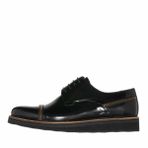 Costo Shoes US1325 Siyah Deri Eva Taban Erkek Ayakkabı