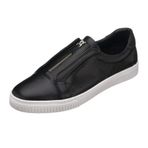 Costo Shoes Yusuf-01 Siyah Deri Gündelik Erkek Spor Ayakkabı