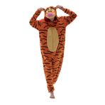 COSUSKET Snug Fit Üniseks Yetişkin Tulum Pijama, Flanel Cosplay Hayvan Tek Parça Cadılar Bayramı Kostümü Pijama Ev Giyimi, Turuncu, M