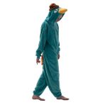 COSUSKET Snug Fit Üniseks Yetişkin Tulum Pijama, Flanel Cosplay Hayvan Tek Parça Cadılar Bayramı Kostümü Pijama Ev Giyimi, Yeşil, M