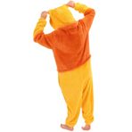COSUSKET Uygun Unisex Yetişkin Onesie Pijama, Cadılar Bayramı Sherpa Cosplay Tek Parça Kostüm Takım Kadın Erkek Hediyeler için, Sarı, XXL