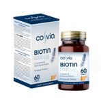 COSVIA Biotin 5000 Mcg L-Sistein Hidrolize Elastin At Kuyruğu Ekstresi 60 Tablet Takviye Edici Gıda