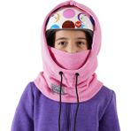 Cosy Club Kız Çocuk Pembe Termal Polar Balaklava Şapka Atkı Bere Boyunluk Sıcak Tutan Kar Maskesi - XL