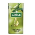 Çotanak Teneke Fındık Yağı 5lt