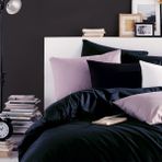 Cote Blanc Coté Blanc Plain Siyah %100 Pamuk Ranforce Tek Kişilik Nevresim Takımı - 160 x 220 cm