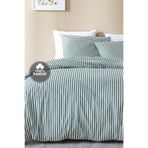 Cote Blanc Stripe %100 Pamuk Tek Kişilik Nevresim Takımı