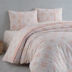 Cote Blanc Unique %100 Pamuk Tek Kişilik Nevresim Takımı - 160 x 220 cm - Açık Pembe