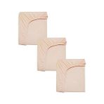 Cotenconcept 3 Adet Pamuklu Ve Lastikli 60 X 120 X 15 Cm Penye Bebek Çarşaf Turuncu