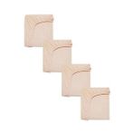 Cotenconcept 4 Adet 50 X 90 + 10 Cm Anne Yanı Lastikli Penye Kumaş Bebek Çarşafı Turuncu