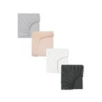 Cotenconcept 4 Adet Pamuklu Ve Lastikli 60 X 120 X 15 Cm Penye Bebek Çarşaf Çok Renkli