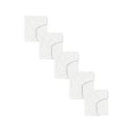 Cotenconcept 5 Adet 50 X 90 + 10 Cm Anne Yanı Lastikli Penye Kumaş Bebek Çarşafı Beyaz