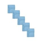 Cotenconcept 5 Adet 50 X 90 + 10 Cm Anne Yanı Lastikli Penye Kumaş Bebek Çarşafı Mavi