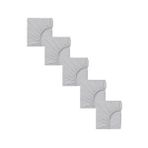 Cotenconcept 5 Adet Pamuklu Ve Lastikli 60 X 120 X 15 Cm Penye Bebek Çarşaf Gri