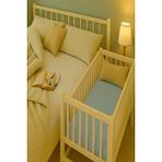 Cotenconcept 60 X120 + 15 Cm Pamuklu Ve Lastikli Fittet Penye Bebek Çarşafı Mavi