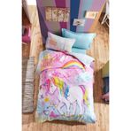 Cotonbox Junior Ranforce Tek Kişilik Çarşafı Lastikli Nevresim Takımı Dream Mint