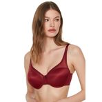 Cotonhause 33179001 Boş Cup Bordo Kadın Sütyen