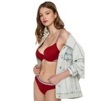 Cotonhause 33511601 Push Up Bordo Kadın Sütyen