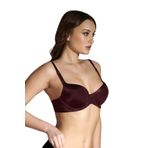 Cotonhause 336040 Lotus Lazer Kesim Destekli Balenli Bordo Kadın Sütyen