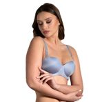 Cotonhause 336055 Straplez Lotus Lazer Kesim Push Up A. Mavi Kadın Sütyen