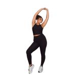 cotonhause Kadın Büyük Beden Yüksek Bel Siyah Uzun Sporcu Tayt 1750 SİYAH 4 XL
