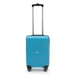 Cotpoly Home Copella 55 cm Mavi PP Polipropilen Kırılmaz Kabin Boy Valiz