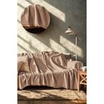 Cottexo Pamuklu Kaymaz Koltuk Çekyat Örtüsü&koltuk Şalı Çizgi Desenli 170x200