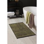 Cotto Home Rothi Pamuklu Kaymaz Taban Yeşil Banyo Paspası 60X100 Yıkanabilir Modern Şönil - 60 X 100 D