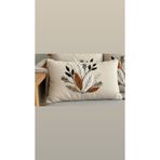 Cotton 2 li dikdortgen punch Kirlent kılıfı(30x45 cm)