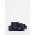 Cotton Bar Lacivert Erkek Deri Kemer 3|5 CM KLASİK DERİ