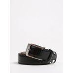 Cotton Bar Siyah Erkek Deri Kemer 3|5 CM KLASİK DERİ