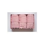 Cotton Box 3'lü Gipürlü Pudra Havlu Seti