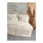 COTTON BOX 8680108071090 Keten Çift Kişilik Nevresim Takımı Hemera,200 x 220 Bej