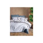 COTTON BOX 8680108071175 Puff Nakışlı Çift Kişilik Nevresim Takımı Stesso Gri,200 x 220 Gri
