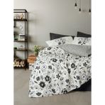 Cotton Box Balance Ranforce Tek Kişilik Meresa Siyah Nevresim Takımı - 160 x 220 cm