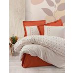 Cotton Box Brode Ranforce Joli Kiremit Çift Kişilik Nevresim Takımı