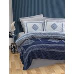 Cotton Box Çift Hardy Gri Çift Kişilik Battaniyeli Nevresim Takımı