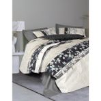 Cotton Box Çift Kişilik Lehlare Antrasit Nevresim Takımı - 200 x 220 cm
