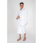 Cotton Box Classic Bornoz Seti Josina Beyaz Erkek L/Xl
